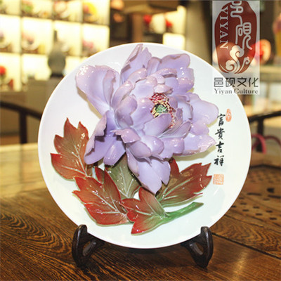 國禮牡丹瓷 洛陽李學武純手工藝術與辦公雅韻的完美融合